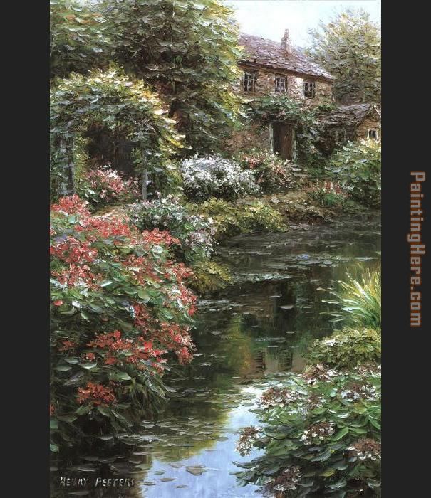 Litchfield Arbor painting - Henry Peeters Litchfield Arbor art painting